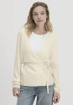 hessnatur Strick Jacke Relaxed aus Bio-Merinowolle mit Cashmere von naturweiss Sale