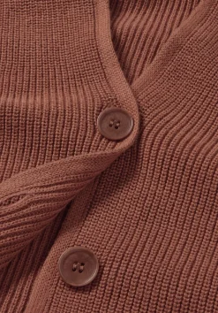 hessnatur Strick Jacke Relaxed aus reiner Bio-Baumwolle von rost Discount