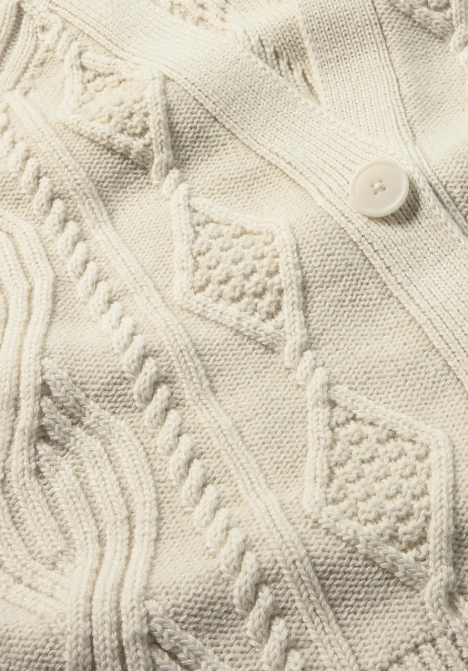 hessnatur Strick Jacke Relaxed aus Bio-Baumwolle und Bio-Schurwolle von natur Clearance