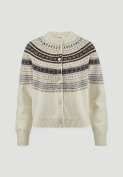 hessnatur Strick Jacke Relaxed BETTER RECYCLING aus reiner Bio-Merinowolle von cocos Hot