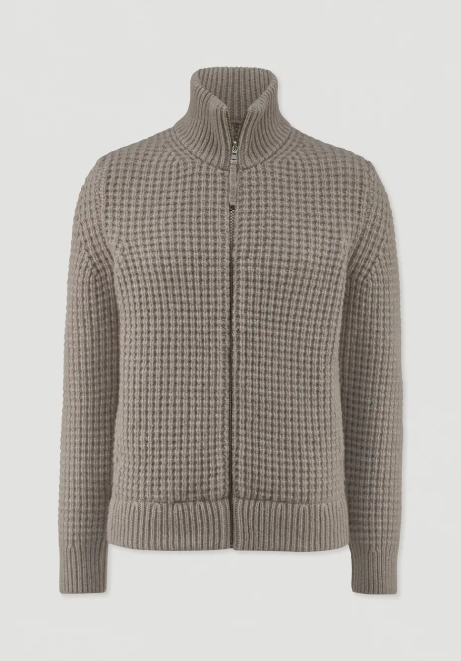 hessnatur Strick Jacke Relaxed BETTER RECYCLING aus reiner Bio-Merinowolle von camel Online
