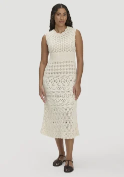 hessnatur Strick Kleid Midi aus reiner Bio-Baumwolle von cocos Discount