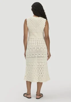 hessnatur Strick Kleid Midi aus reiner Bio-Baumwolle von cocos Discount