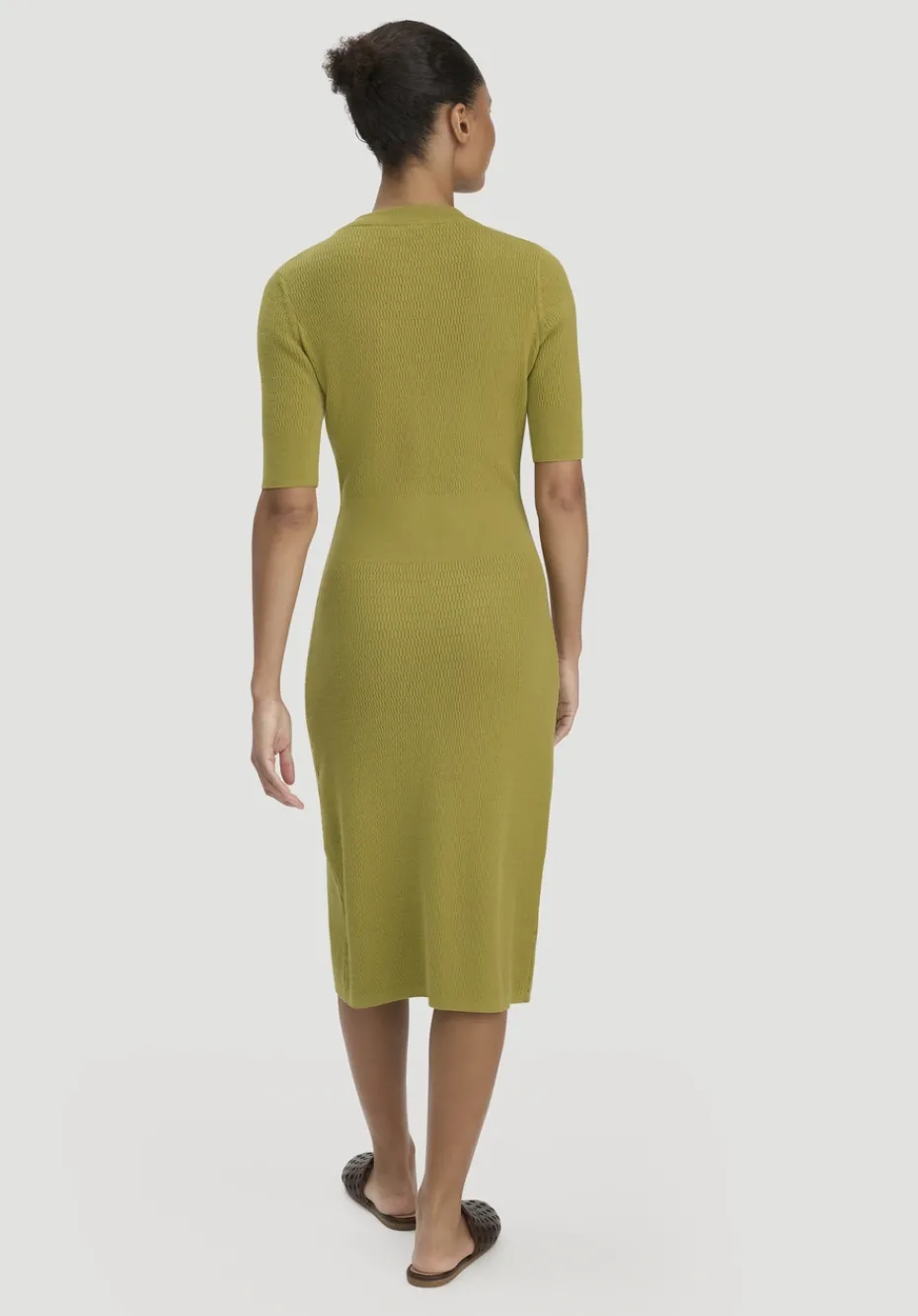 hessnatur Strick Kleid Regular aus Bio-Baumwolle und Wolle von sommermoos Best