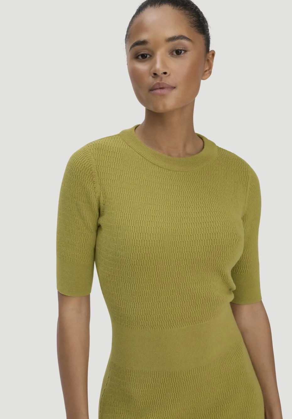 hessnatur Strick Kleid Regular aus Bio-Baumwolle und Wolle von sommermoos Best