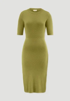 hessnatur Strick Kleid Regular aus Bio-Baumwolle und Wolle von sommermoos Best