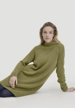 hessnatur Strick Kleid Regular aus reiner Bio-Baumwolle von moos Hot
