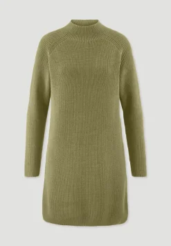 hessnatur Strick Kleid Regular aus reiner Bio-Baumwolle von moos Hot