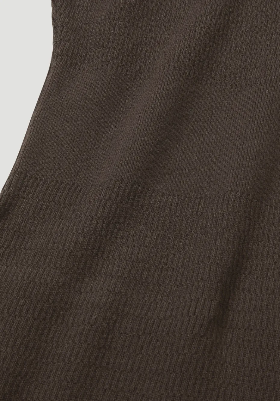 hessnatur Strick Kleid Regular aus Bio-Baumwolle und Wolle von kakao braun Best