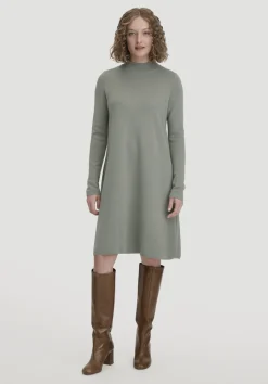 hessnatur Strick Kleid Relaxed aus TENCEL™ Lyocell mit Bio-Baumwolle von steppengras Sale