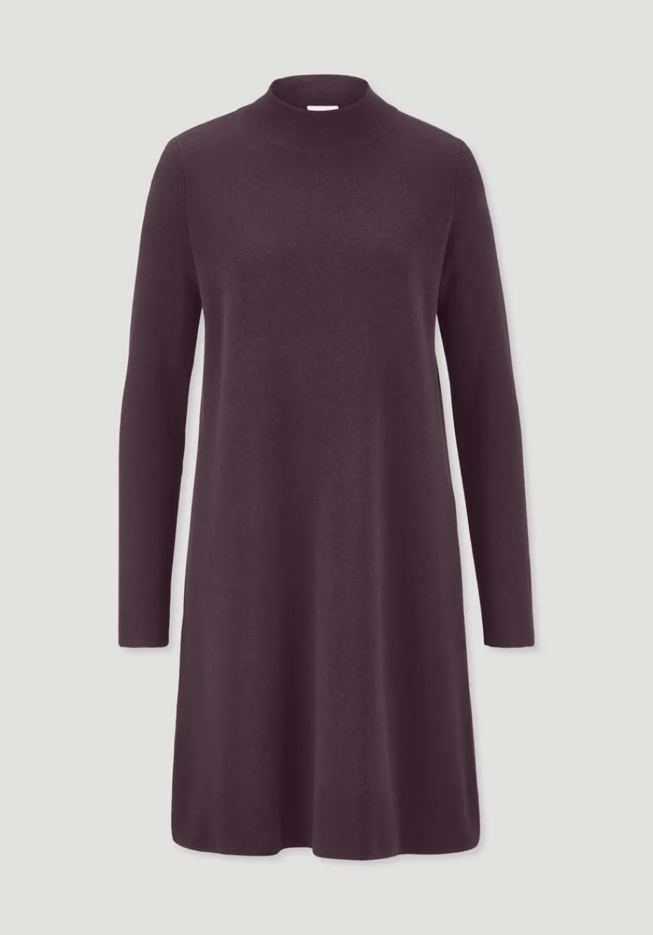 hessnatur Strick Kleid Relaxed aus TENCEL™ Lyocell mit Bio-Baumwolle von schwarzbeere Clearance