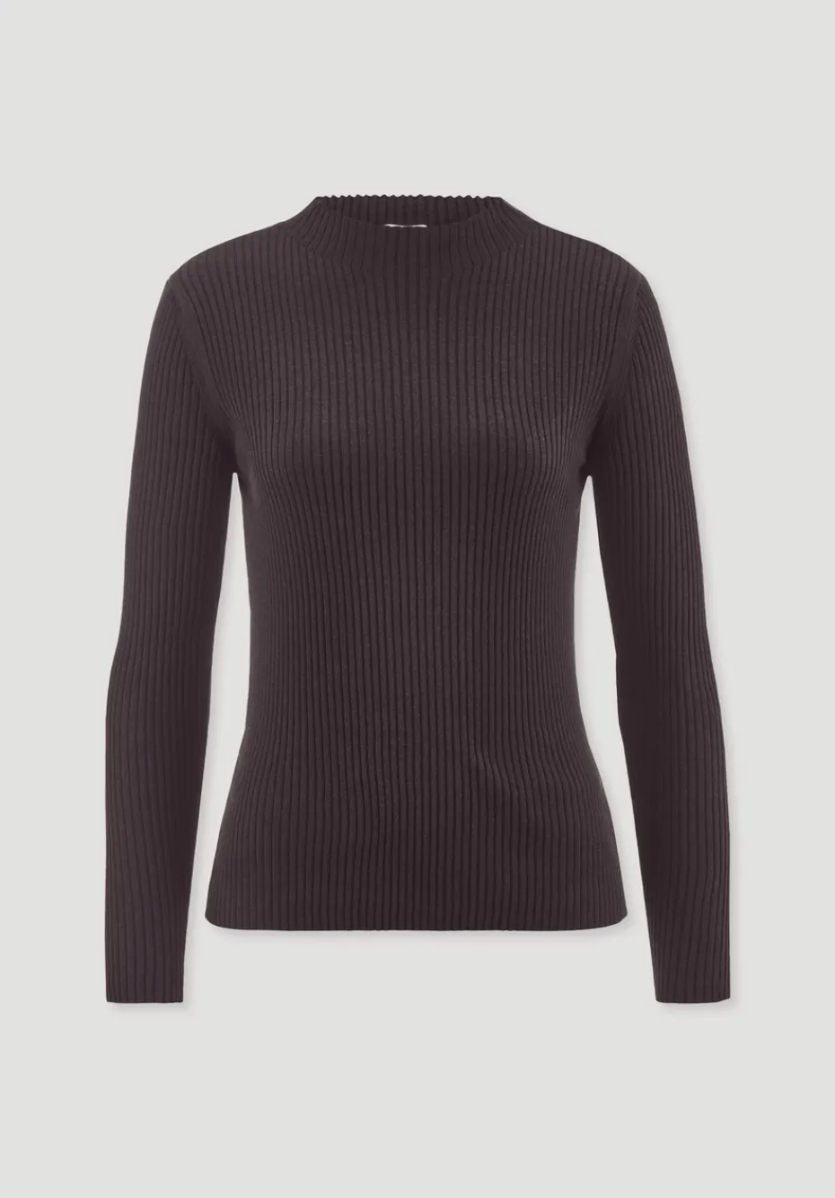 hessnatur Strick Pullover Fitted aus TENCEL™ Lyocell mit Bio-Baumwolle von schwarzbeere Outlet