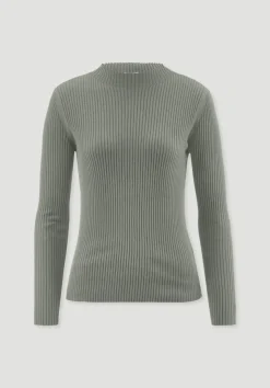 hessnatur Strick Pullover Fitted aus TENCEL™ Lyocell mit Bio-Baumwolle von steppengras Clearance