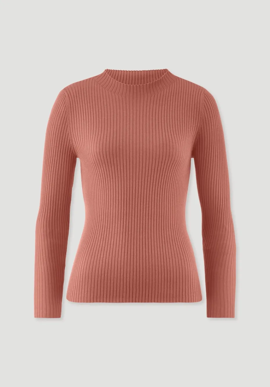 hessnatur Strick Pullover Fitted aus TENCEL™ Lyocell mit Bio-Baumwolle von pfirsichrot Best