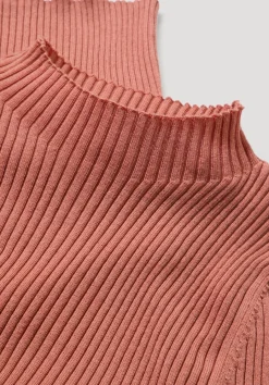 hessnatur Strick Pullover Fitted aus TENCEL™ Lyocell mit Bio-Baumwolle von pfirsichrot Best
