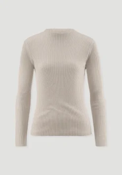 hessnatur Strick Pullover Fitted aus TENCEL™ Lyocell mit Bio-Baumwolle von düne New