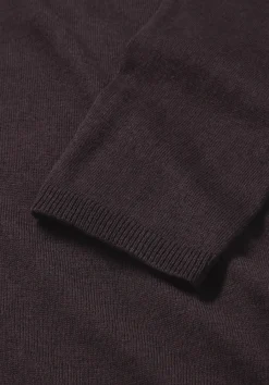 hessnatur Strick Pullover Oversize aus TENCEL™ Lyocell mit Bio-Baumwolle von schwarzbeere