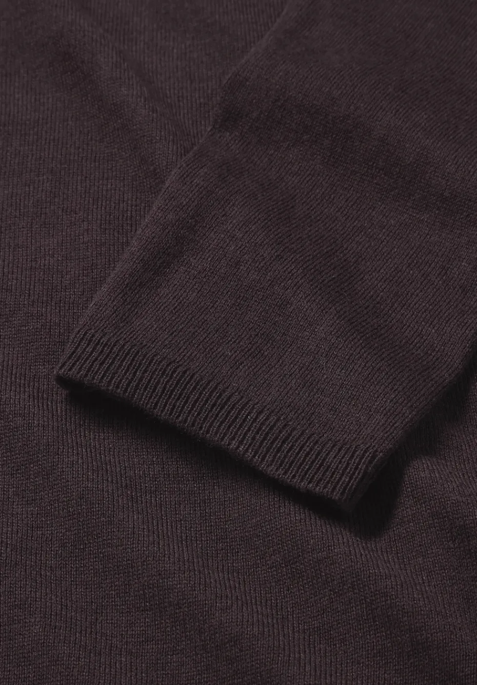 hessnatur Strick Pullover Oversize aus TENCEL™ Lyocell mit Bio-Baumwolle von schwarzbeere