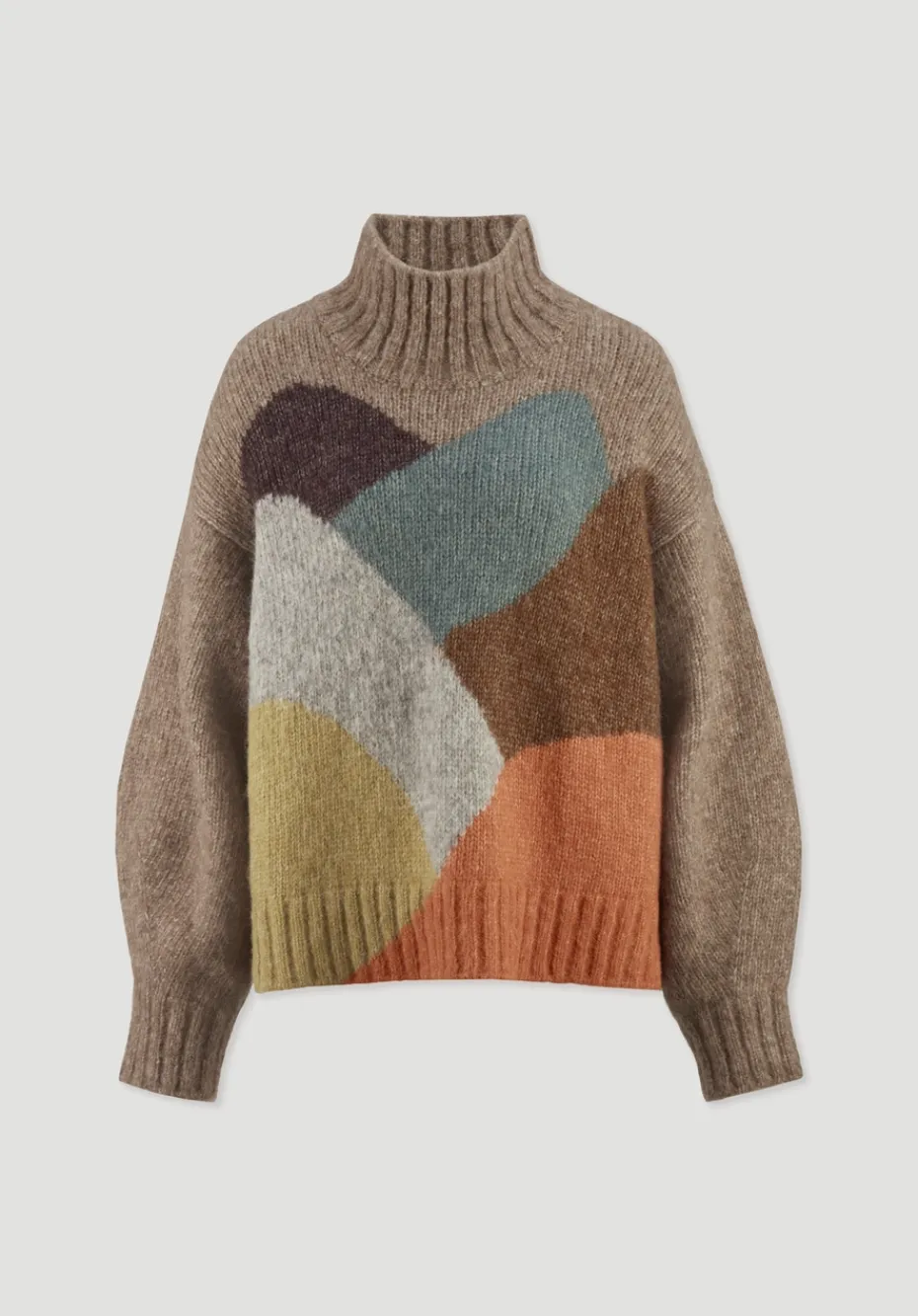 hessnatur Strick Pullover Oversize aus Alpaka mit Bio-Baumwolle von naturcamel Clearance