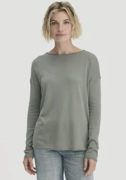 hessnatur Strick Pullover Oversize aus TENCEL™ Lyocell mit Bio-Baumwolle von steppengras Sale