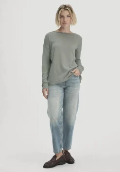 hessnatur Strick Pullover Oversize aus TENCEL™ Lyocell mit Bio-Baumwolle von steppengras Sale