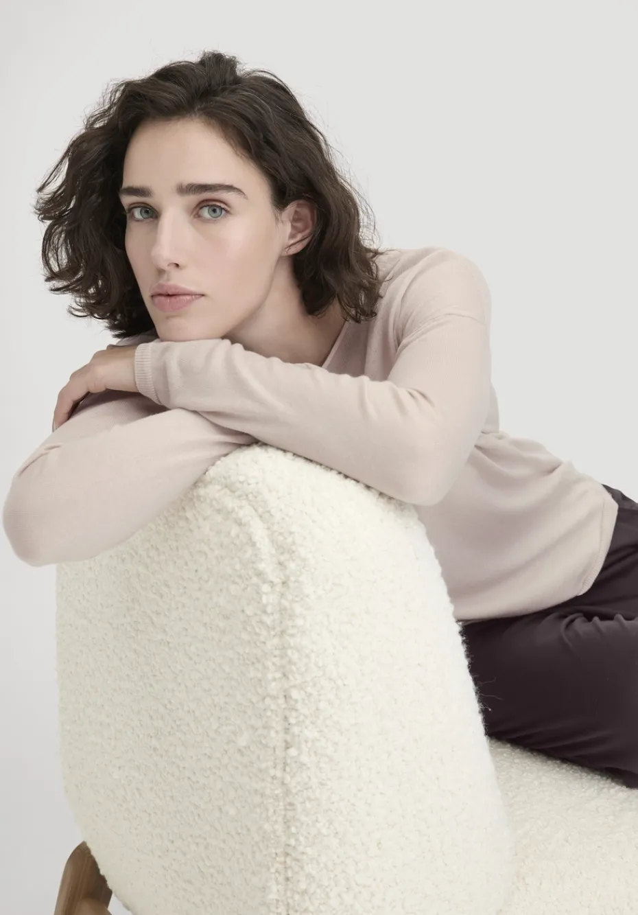 hessnatur Strick Pullover Oversize aus TENCEL™ Lyocell mit Bio-Baumwolle von düne Clearance