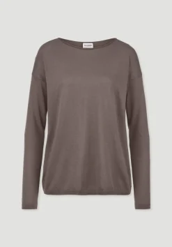 hessnatur Strick Pullover Oversize aus TENCEL™ Lyocell mit Bio-Baumwolle von mocca Best