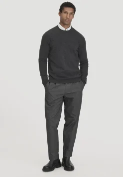 hessnatur Strick Pullover Regular aus Bio-Merinowolle mit Cashmere von anthrazit Clearance