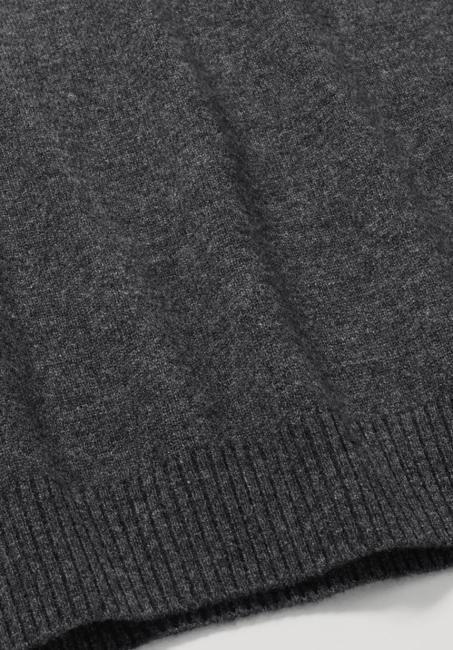hessnatur Strick Pullover Regular aus Bio-Merinowolle mit Cashmere von anthrazit Clearance