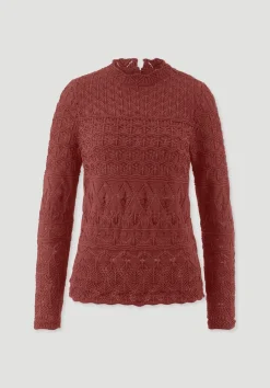 hessnatur Strick Pullover Regular aus reiner Bio-Baumwolle von terrakotta Best
