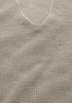 hessnatur Strick Pullover Regular aus reiner Bio-Baumwolle von taupe Outlet