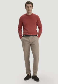 hessnatur Strick Pullover Regular aus reiner Bio-Baumwolle von terrakotta Discount