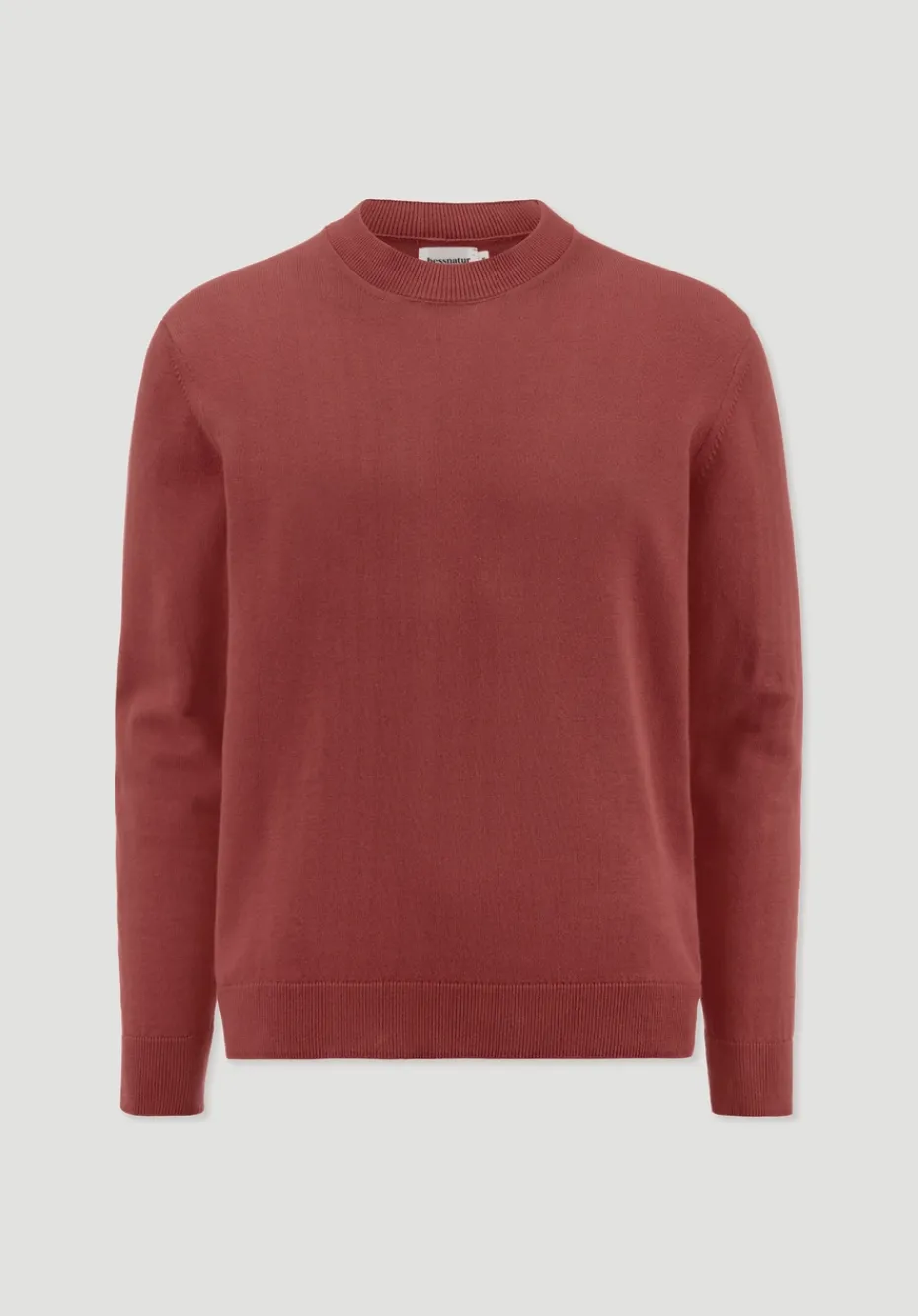 hessnatur Strick Pullover Regular aus reiner Bio-Baumwolle von terrakotta Discount