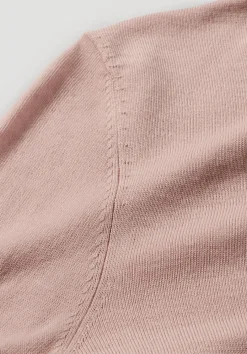 hessnatur Strick Pullover Regular aus reiner Bio-Merinowolle von rosé Hot
