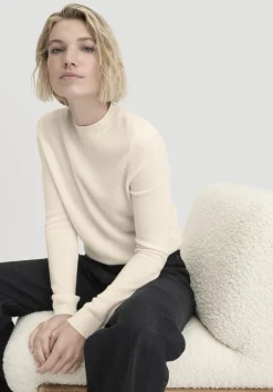 hessnatur Strick Pullover Regular aus Bio-Merinowolle mit Cashmere von naturweiss Discount