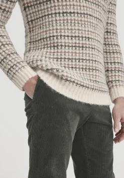 hessnatur Strick Pullover Regular aus Alpaka mit Bio-Baumolle von naturgrau Hot