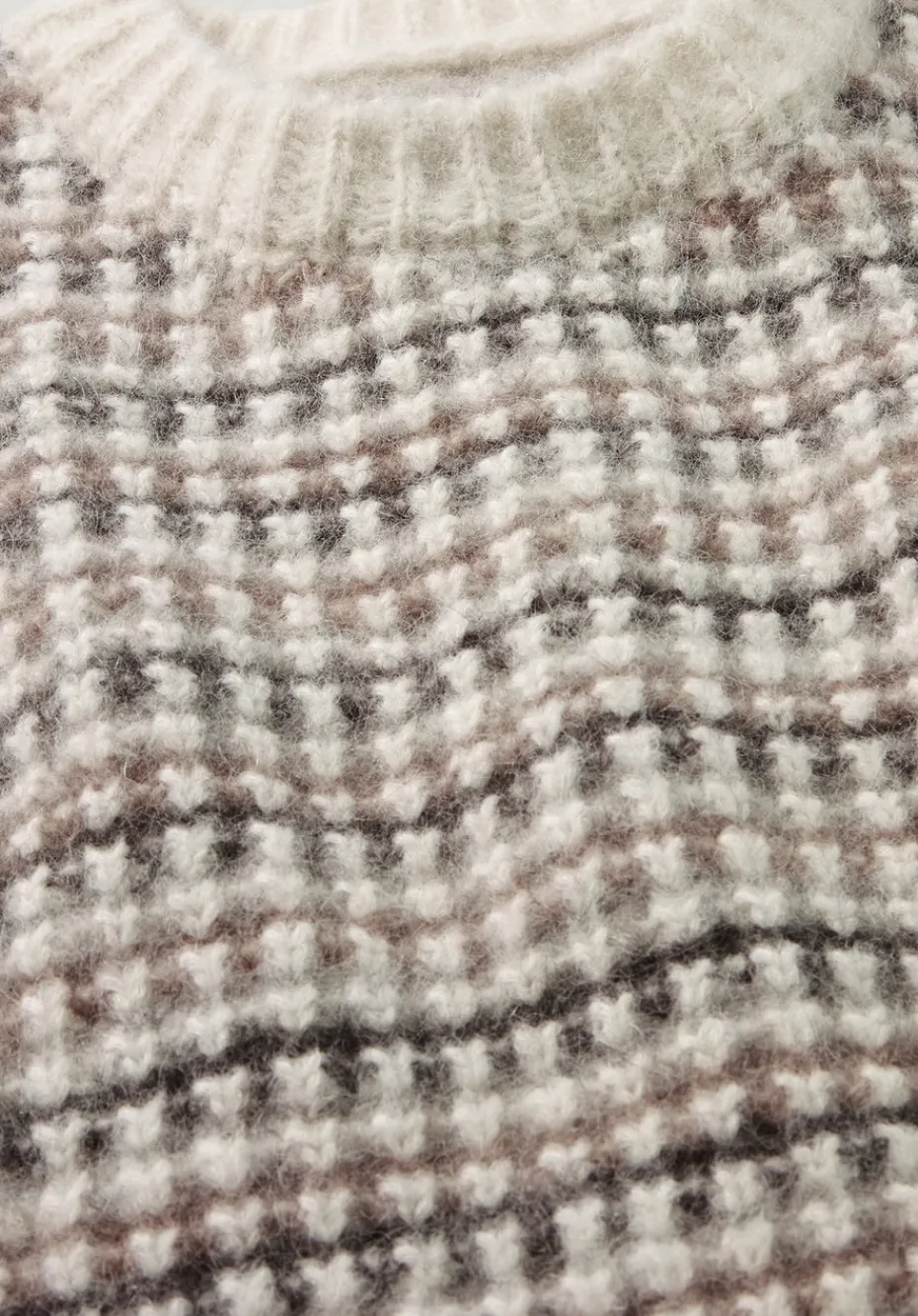 hessnatur Strick Pullover Regular aus Alpaka mit Bio-Baumolle von naturgrau Hot