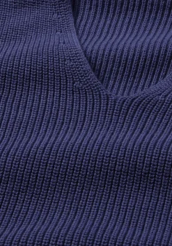 hessnatur Strick Pullover Regular aus reiner Bio-Baumwolle von irisblau Outlet