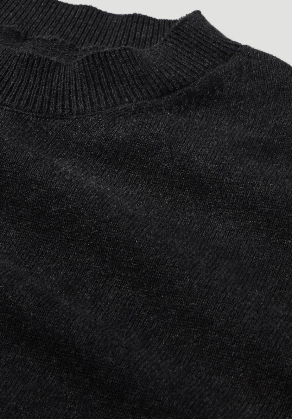 hessnatur Strick Pullover Regular aus reiner Bio-Baumwolle von anthrazit Clearance