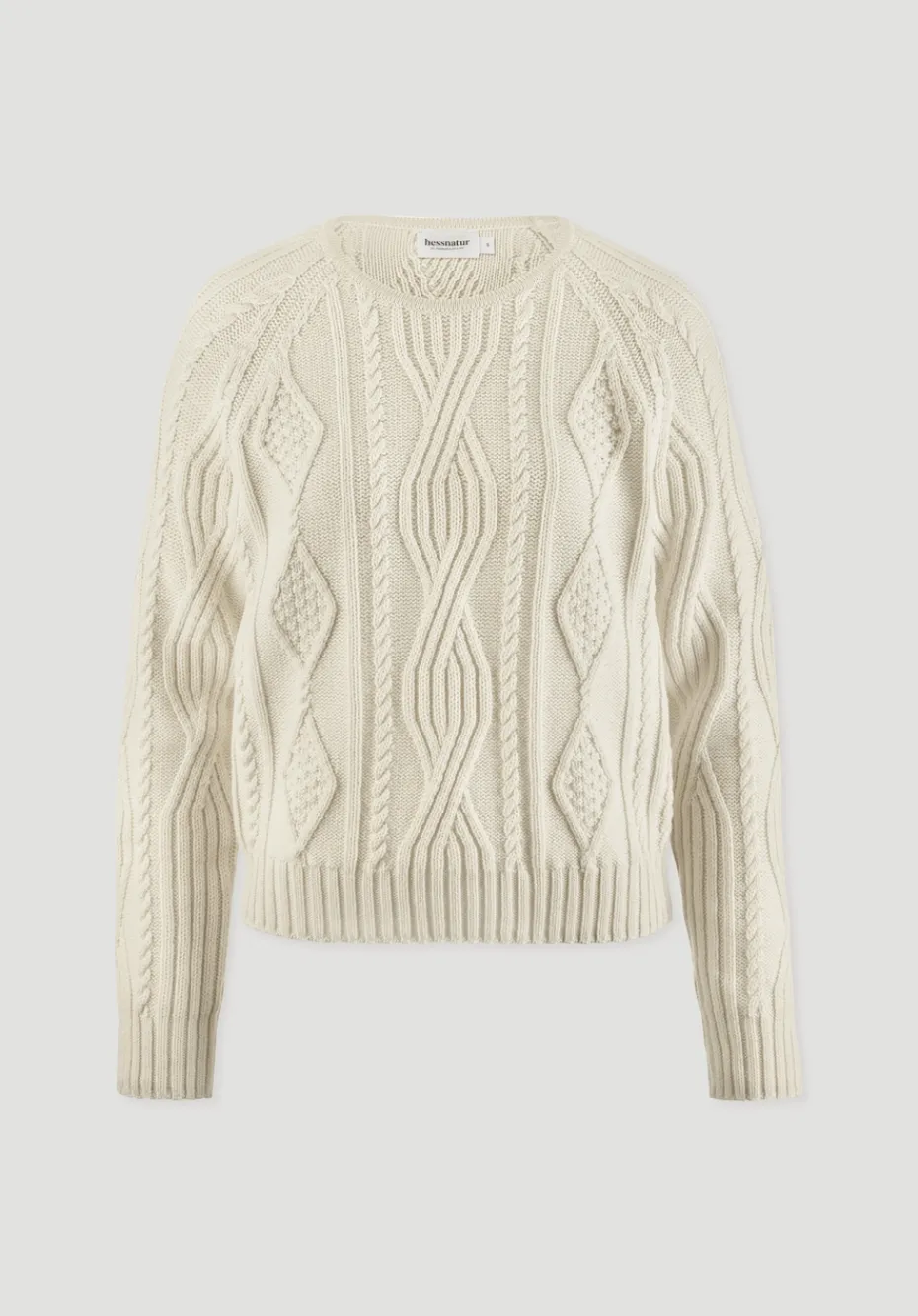 hessnatur Strick Pullover Regular aus Bio-Schurwolle und Bio-Baumwolle von natur Best