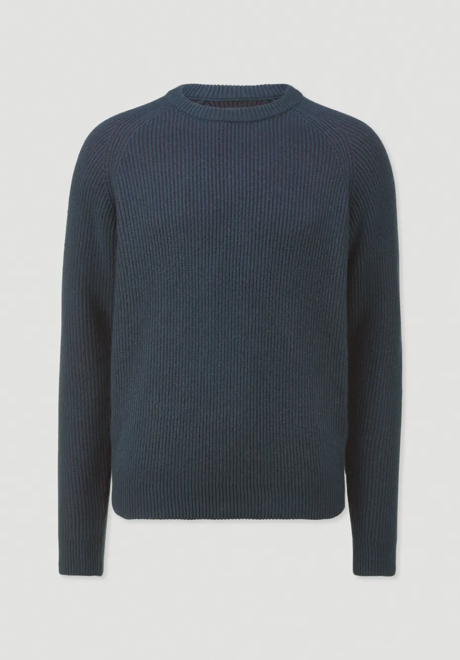 hessnatur Strick Pullover Regular aus Bio-Baumwolle mit Bio-Merinowolle von dunkles petrol New