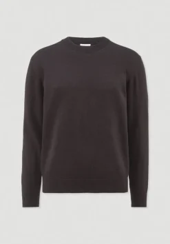 hessnatur Strick Pullover Regular aus reiner Bio-Baumwolle von kaffeebraun Online
