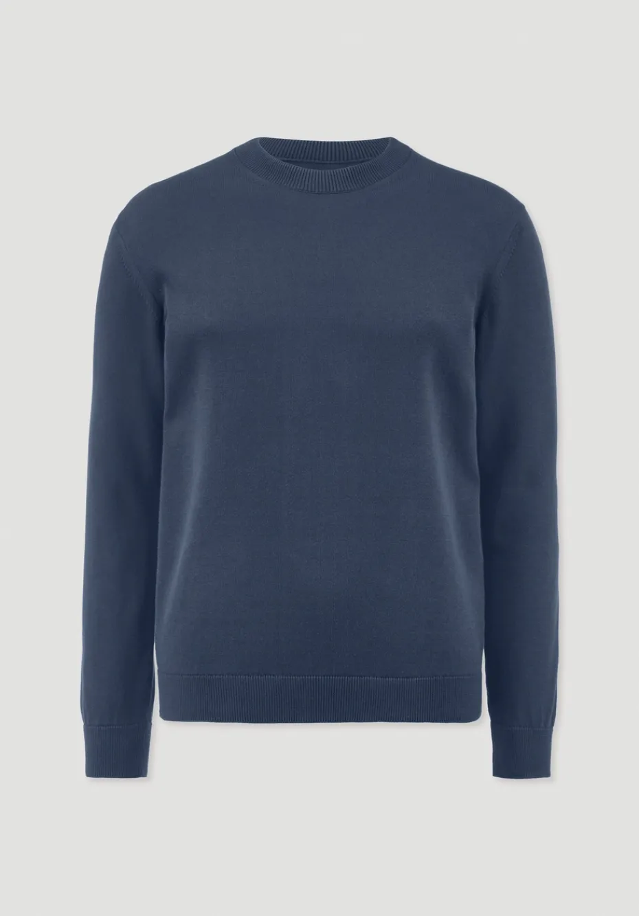 hessnatur Strick Pullover Regular aus reiner Bio-Baumwolle von nachtblau Hot
