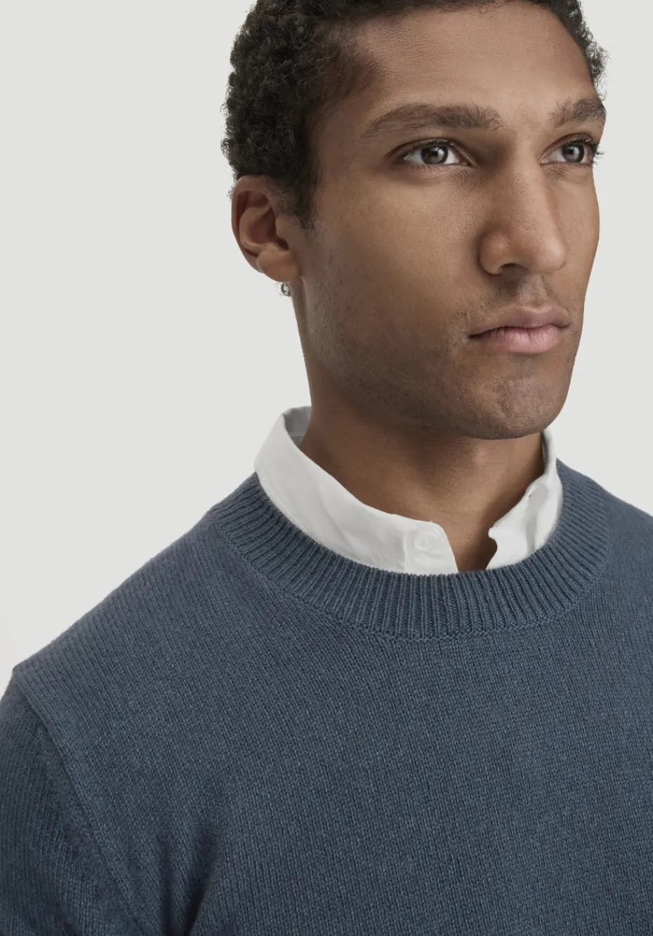 hessnatur Strick Pullover Regular aus Bio-Merinowolle mit Bio-Baumwolle von dunkles petrol Clearance