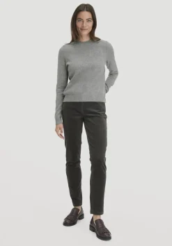 hessnatur Strick Pullover Regular aus Bio-Merinowolle mit Cashmere von grau Best