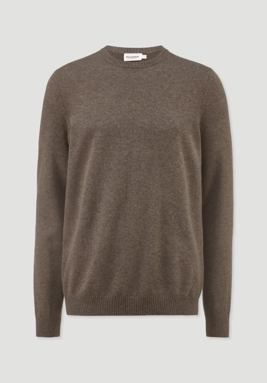hessnatur Strick Pullover Regular aus Bio-Merinowolle mit Cashmere von sand New