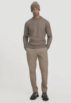 hessnatur Strick Pullover Regular aus Bio-Baumwolle mit Bio-Merinowolle von camel Clearance