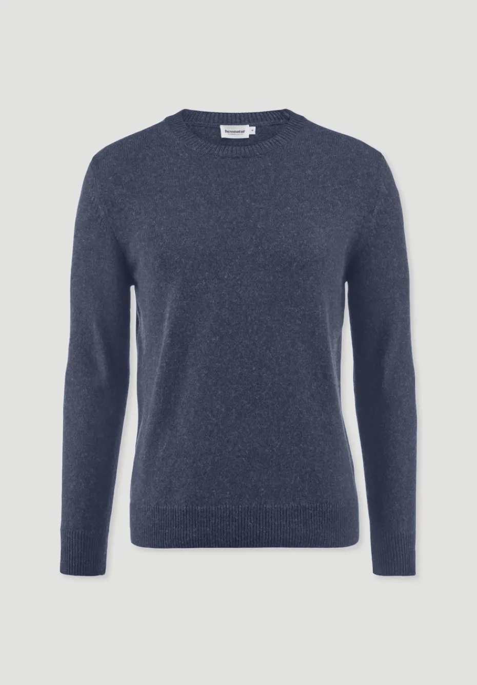 hessnatur Strick Pullover Regular aus Bio-Merinowolle mit Bio-Baumwolle von mitternachtsblau Online