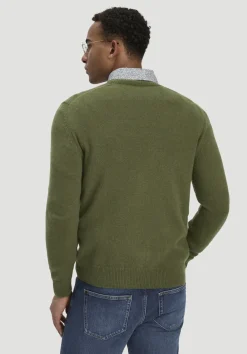 hessnatur Strick Pullover Regular aus Bio-Merinowolle mit Bio-Baumwolle von seetang New