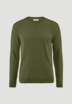 hessnatur Strick Pullover Regular aus Bio-Merinowolle mit Bio-Baumwolle von seetang New